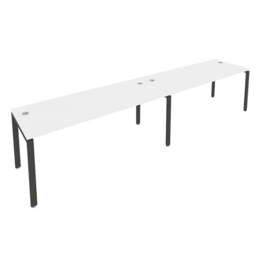 Рабочая станция на 2 раб.места Рива Metal System Б.СМ-2.5 Белый/Антрацит