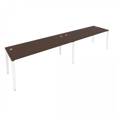 Рабочая станция на 2 раб.места Рива Metal System Б.СМ-2.5 Венге/Белый