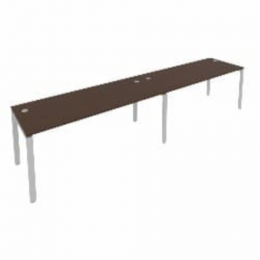 Рабочая станция на 2 раб.места Рива Metal System Б.СМ-2.5 Венге/Серый