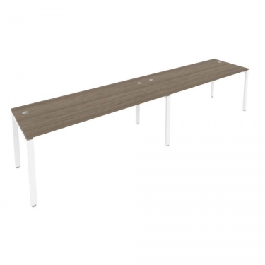 Рабочая станция на 2 раб.места Рива Metal System Б.СМ-2.5 Вяз/Белый