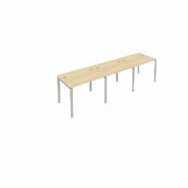 Рабочая станция на 3 раб.места Рива Metal System Б.СМ-3.1 Акация/Серый