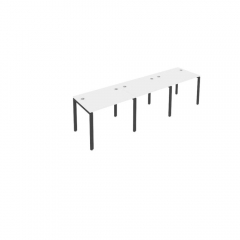 Рабочая станция на 3 раб.места Рива Metal System Б.СМ-3.1 Белый/Антрацит