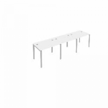 Рабочая станция на 3 раб.места Рива Metal System Б.СМ-3.1 Белый/Серый