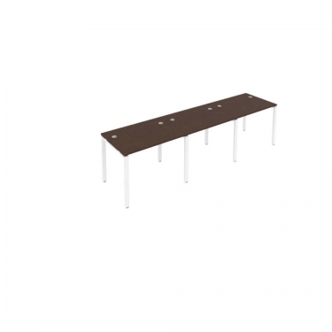 Рабочая станция на 3 раб.места Рива Metal System Б.СМ-3.1 Венге/Белый