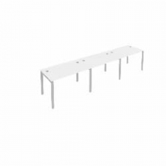 Рабочая станция на 3 раб.места Рива Metal System Б.СМ-3.2 Белый/Серый