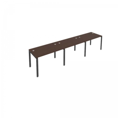 Рабочая станция на 3 раб.места Рива Metal System Б.СМ-3.2 Венге/Антрацит