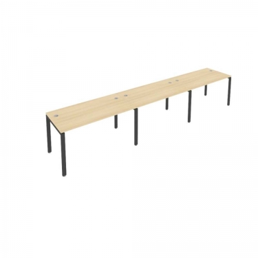 Рабочая станция на 3 раб.места Рива Metal System Б.СМ-3.3 Акация/Антрацит