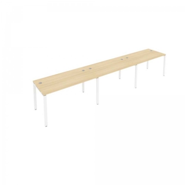 Рабочая станция на 3 раб.места Рива Metal System Б.СМ-3.3 Акация/Белый