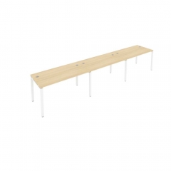 Рабочая станция на 3 раб.места Рива Metal System Б.СМ-3.3 Акация/Белый