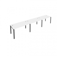 Рабочая станция на 3 раб.места Рива Metal System Б.СМ-3.3 Белый/Антрацит