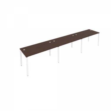 Рабочая станция на 3 раб.места Рива Metal System Б.СМ-3.3 Венге/Белый