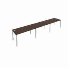 Рабочая станция на 3 раб.места Рива Metal System Б.СМ-3.3 Венге/Серый