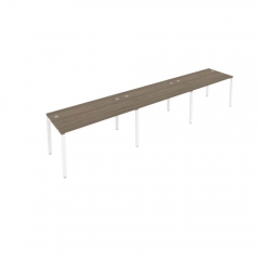 Рабочая станция на 3 раб.места Рива Metal System Б.СМ-3.3 Вяз/Белый