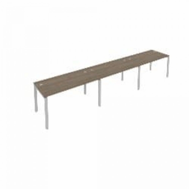 Рабочая станция на 3 раб.места Рива Metal System Б.СМ-3.3 Вяз/Серый