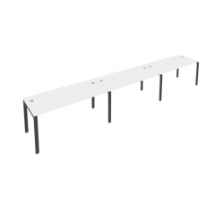 Рабочая станция на 3 раб.места Рива Metal System Б.СМ-3.4 Белый/Антрацит