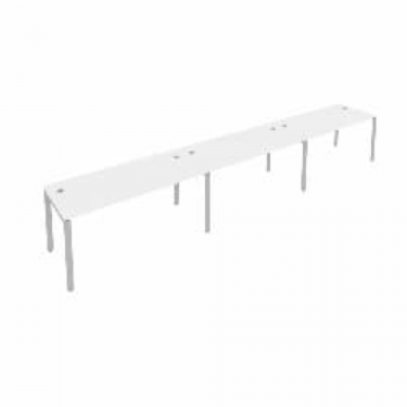 Рабочая станция на 3 раб.места Рива Metal System Б.СМ-3.4 Белый/Серый