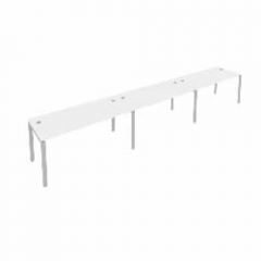 Рабочая станция на 3 раб.места Рива Metal System Б.СМ-3.4 Белый/Серый