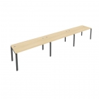 Рабочая станция на 3 раб.места Рива Metal System Б.СМ-3.4 Наварра/Антрацит