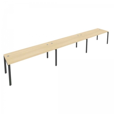 Рабочая станция на 3 раб.места Рива Metal System Б.СМ-3.5 Акация/Антрацит