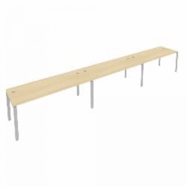 Рабочая станция на 3 раб.места Рива Metal System Б.СМ-3.5 Акация/Серый