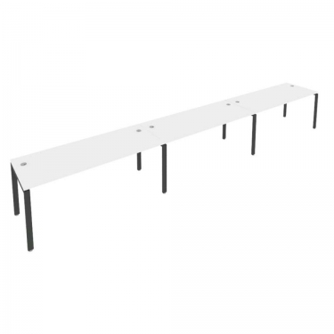 Рабочая станция на 3 раб.места Рива Metal System Б.СМ-3.5 Белый/Антрацит