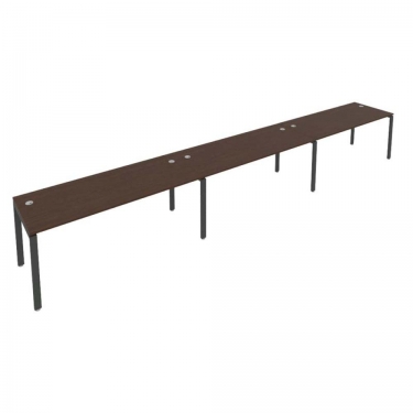 Рабочая станция на 3 раб.места Рива Metal System Б.СМ-3.5 Венге/Антрацит