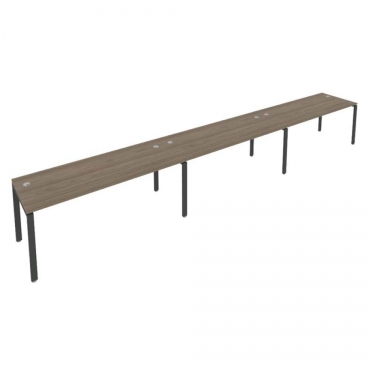 Рабочая станция на 3 раб.места Рива Metal System Б.СМ-3.5 Вяз/Антрацит