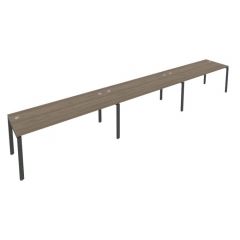 Рабочая станция на 3 раб.места Рива Metal System Б.СМ-3.5 Вяз/Антрацит