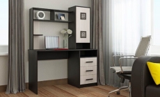 Стол компьютерный Линаура Фаворит Венге/Дуб молочный