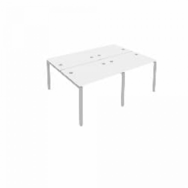 Рабочая станция на 4 раб.места Рива Metal System БП.СМ-4.1 Белый/Серый