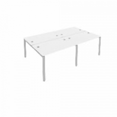 Рабочая станция на 4 раб.места Рива Metal System Б.СМ-4.2 Белый/Серый