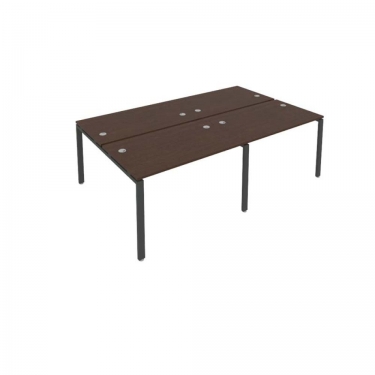 Рабочая станция на 4 раб.места Рива Metal System Б.СМ-4.2 Венге/Антрацит