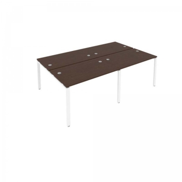 Рабочая станция на 4 раб.места Рива Metal System Б.СМ-4.2 Венге/Белый