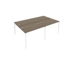 Рабочая станция на 4 раб.места Рива Metal System Б.СМ-4.2 Вяз/Белый