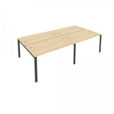 Рабочая станция на 4 раб.места Рива Metal System Б.СМ-4.3 Акация/Антрацит