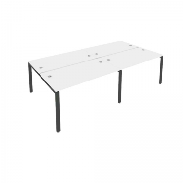 Рабочая станция на 4 раб.места Рива Metal System Б.СМ-4.3 Белый/Антрацит