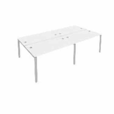 Рабочая станция на 4 раб.места Рива Metal System Б.СМ-4.3 Белый/Серый