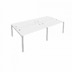 Рабочая станция на 4 раб.места Рива Metal System Б.СМ-4.3 Белый/Серый