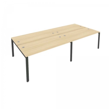 Рабочая станция на 4 раб.места Рива Metal System Б.СМ-4.4 Акация/Антрацит