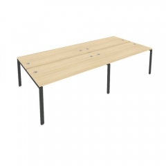 Рабочая станция на 4 раб.места Рива Metal System Б.СМ-4.4 Акация/Антрацит