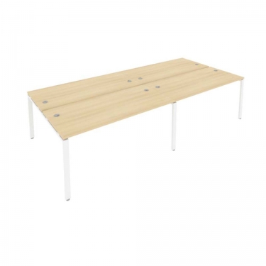 Рабочая станция на 4 раб.места Рива Metal System Б.СМ-4.4 Акация/Белый