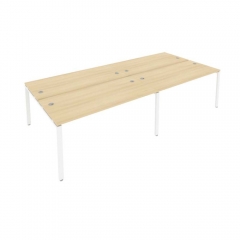 Рабочая станция на 4 раб.места Рива Metal System Б.СМ-4.4 Акация/Белый