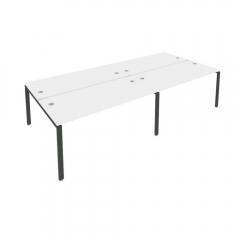 Рабочая станция на 4 раб.места Рива Metal System Б.СМ-4.4 Белый/Антрацит