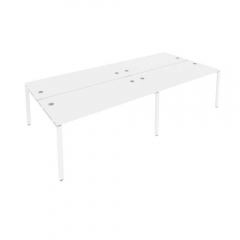 Рабочая станция на 4 раб.места Рива Metal System Б.СМ-4.4 Белый