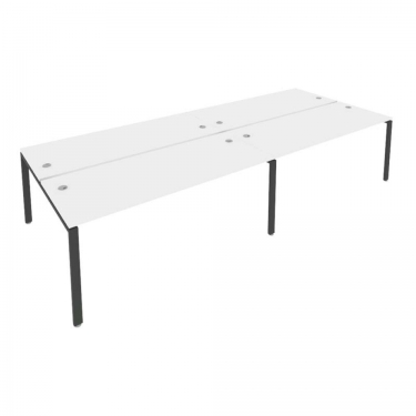 Рабочая станция на 4 раб.места Рива Metal System Б.СМ-4.5 Белый/Антрацит