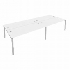 Рабочая станция на 4 раб.места Рива Metal System Б.СМ-4.5 Белый/Серый