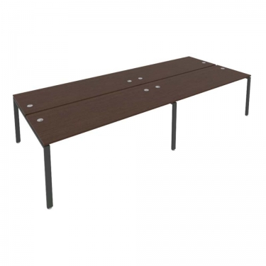 Рабочая станция на 4 раб.места Рива Metal System Б.СМ-4.5 Венге/Антрацит
