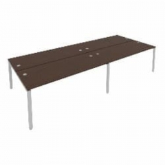 Рабочая станция на 4 раб.места Рива Metal System Б.СМ-4.5 Венге/Серый