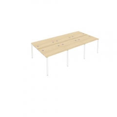 Рабочая станция на 6 раб.места Рива Metal System Б.СМ-6.1 Акация/Белый