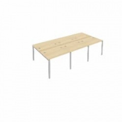 Рабочая станция на 6 раб.места Рива Metal System Б.СМ-6.1 Акация/Серый